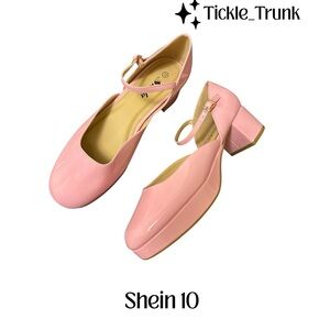 ⭐️ SHEIN Blush Pink Block Heels